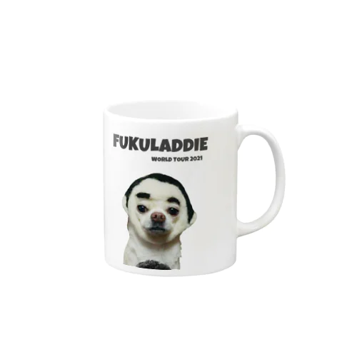 フクレディーのワールドツアーのグッズ的なもの Mug