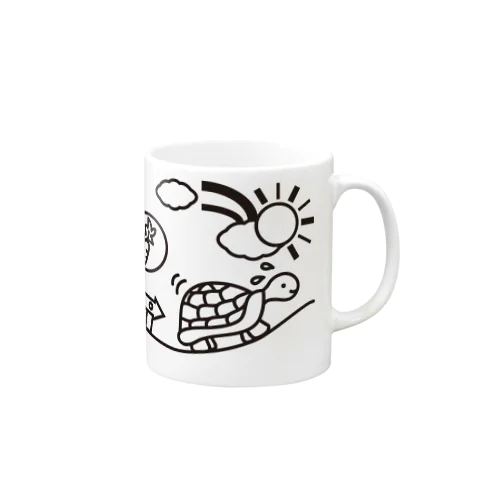 The Hare and the Tortoise Mug