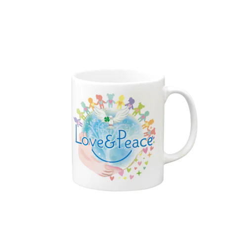 Love＆Peaceキッズ用ロゴ Mug