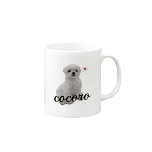 マルチーズのCOCORO Mug