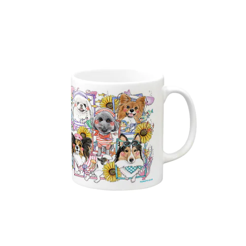 夏犬 Mug