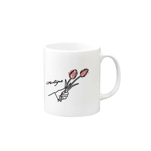 Tulips. Mug