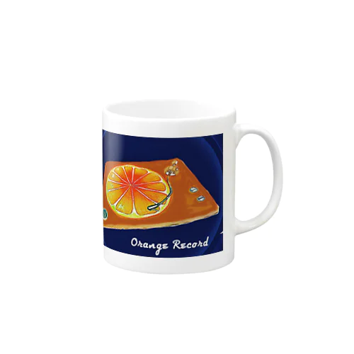 orange record Mug