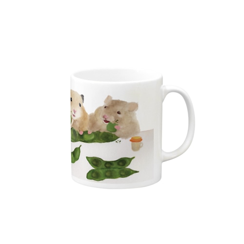 【KAMAP】枝豆とハムスター兄弟 Mug