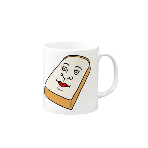 かっこいい二枚目の食パン Mug