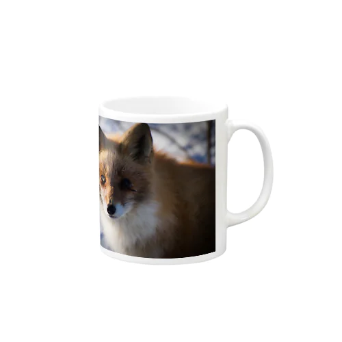 野付半島で生きる狐 Mug