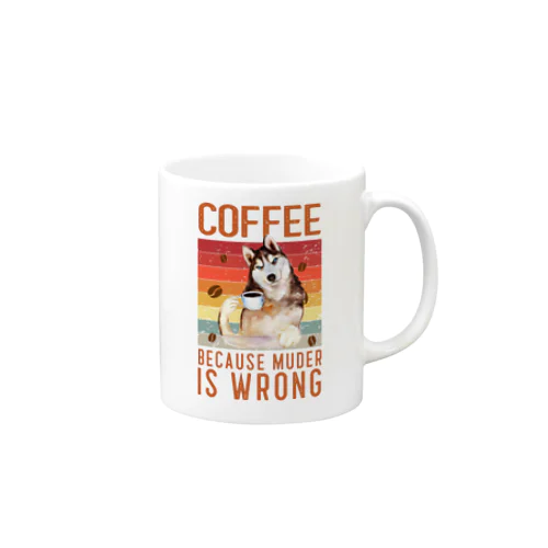 コーヒーと犬の泥棒 Mug