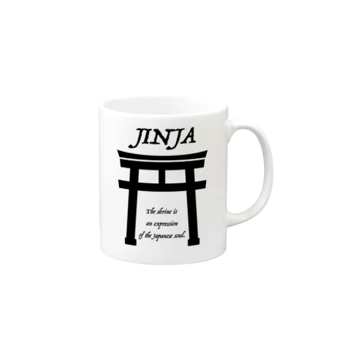 JINJA（黒） Mug