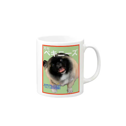 ファニーフェイスペキニーズ Mug