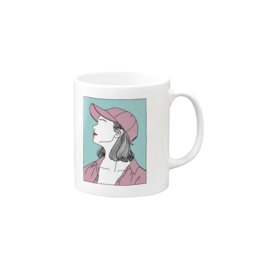 初夏の女の子 Mug