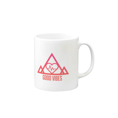 GOOD VIBES Pink Blood マグカップ