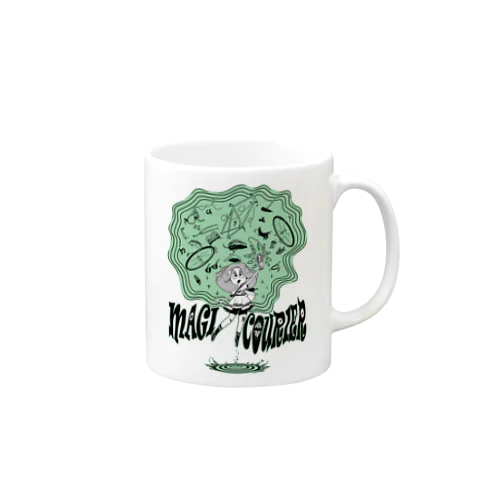 “MAGI COURIER” green #1 Mug