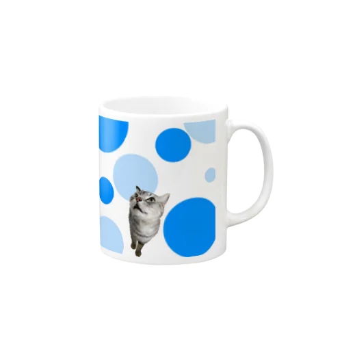 水玉around猫 Mug