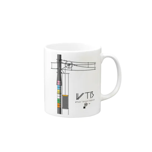 WTBと電柱（高崎エリア） Mug