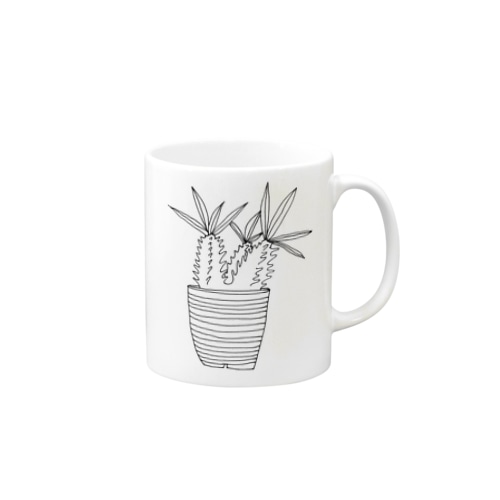 謎植物の鉢植え Mug