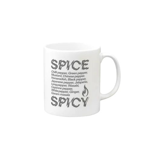 SPICE SPICY（Diagonal） マグカップ