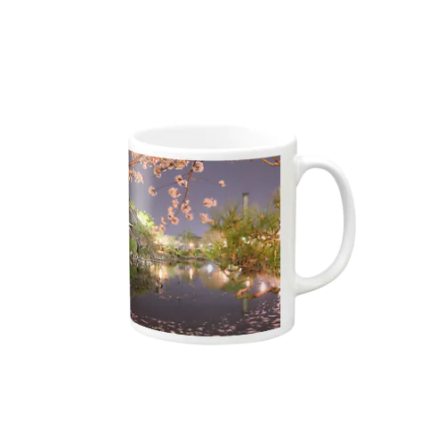 夜桜 Mug