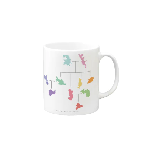 小笠原家系図グッズ〈カラフル〉 Mug