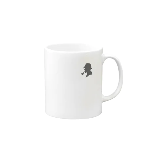 シャーロック・ホームズ（ワンポイント　グレー） Mug