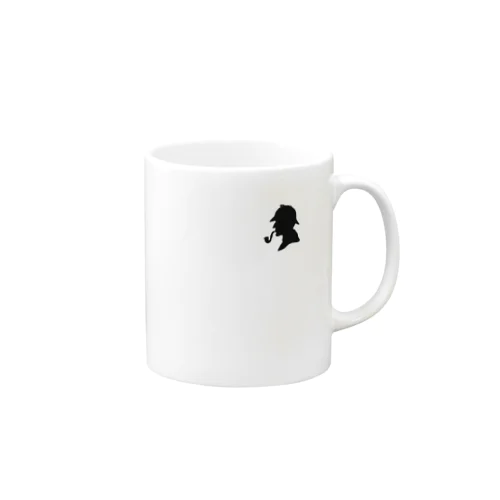 シャーロック・ホームズ（ワンポイント　黒） Mug