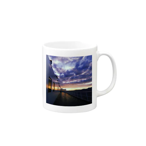 夕方と夜の境目 Mug