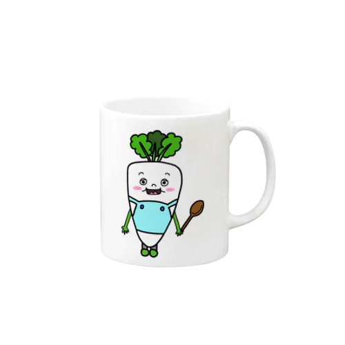 だいこさん【Let's Vegetables】 Mug