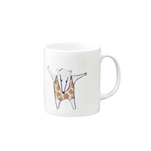 キリンさんが好きですアリクイ Mug