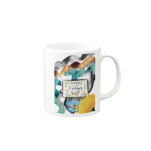 TITINOHI＝Father’sDay 「父の日に、👔や🎁はいかがですか？」 Mug