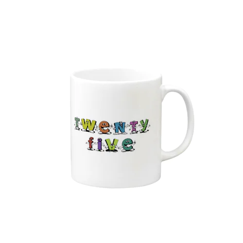 TwentyFive logo item マグカップ