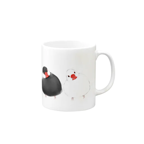 文鳥 Mug