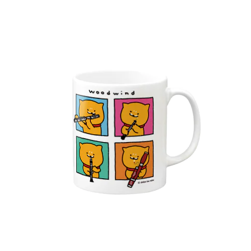 Tシャツ_窓ラク（木管） Mug