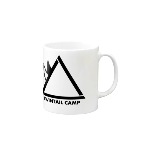 TWINTAIL CAMP Black マグカップ