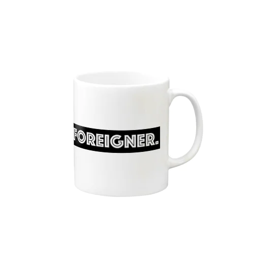 外人ではない NOT A FOREIGNER. - black ver. 02 - Mug