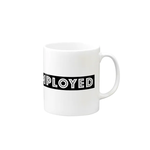 ニート UNEMPLOYED　- black ver. 02 - Mug