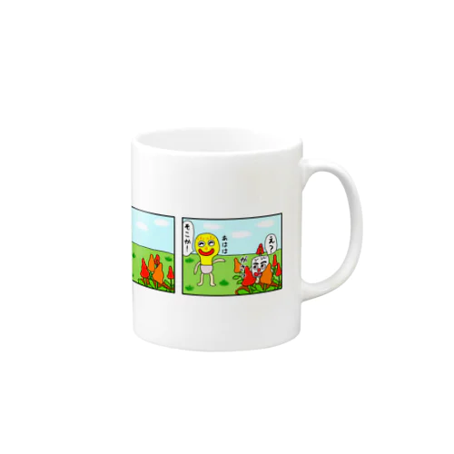 キャンドルくんとライトくん 四コママグカップ Mug