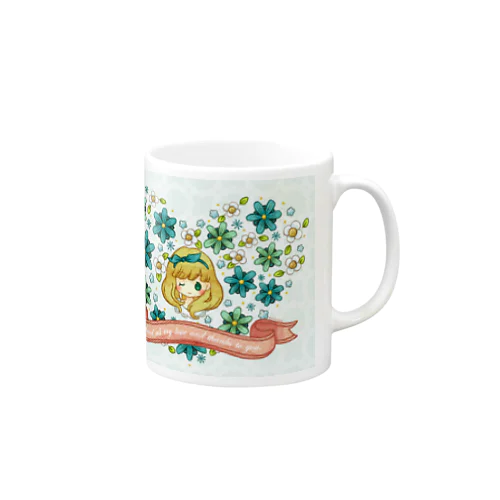 母の日に、愛と感謝を。青 Mug