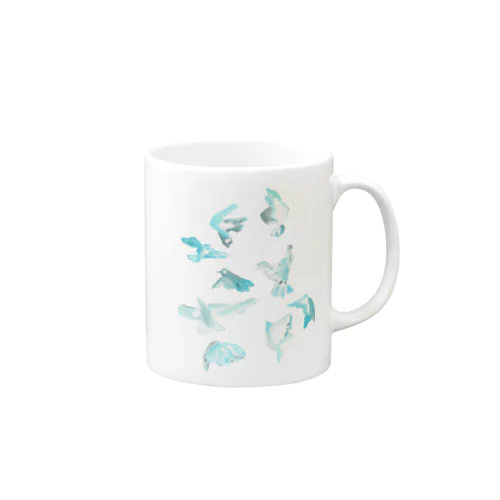 青い鳥 Mug