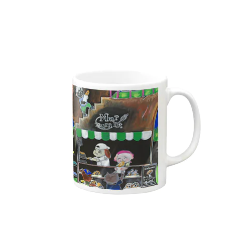 ミュールミュランの可愛い店頭 Mug