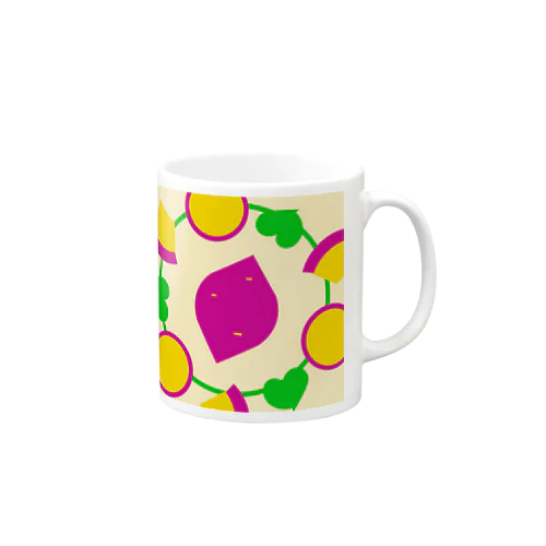 ①🍠さつまいものアイコン Sweet potato icon Mug