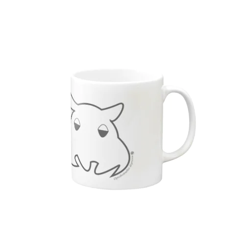 ねむいメンダコ灰 Mug