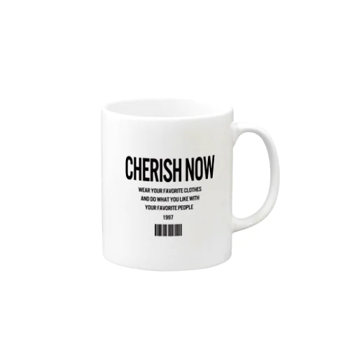 Cherish now マグカップ