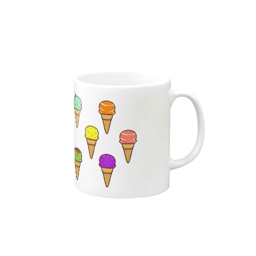 レインボーアイスクリーム Mug