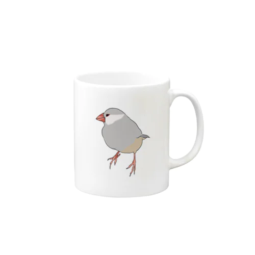 知らんがな銀文鳥 Mug