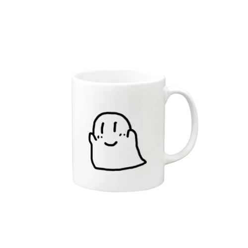 オバケのユウくん黒 Mug