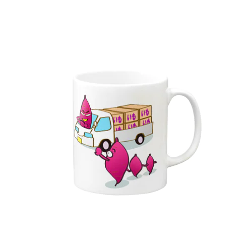 出荷するさつまいも Mug