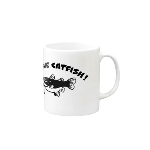 I LOVE CATFISH＿BL Mug