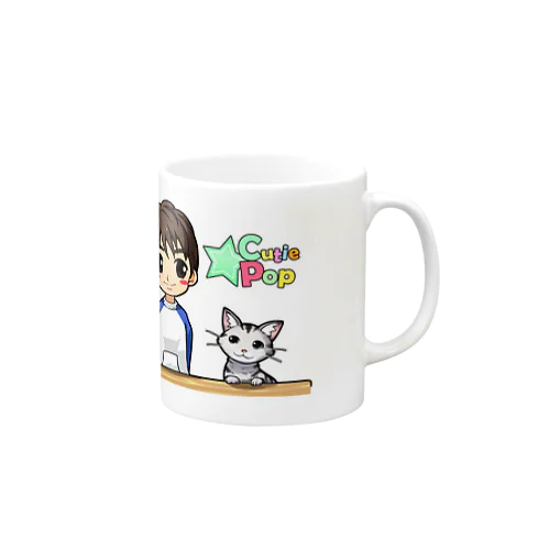 まーちゃんとユキの仲良しグッズ★(無地トレーナー&ロゴ入りver.) Mug