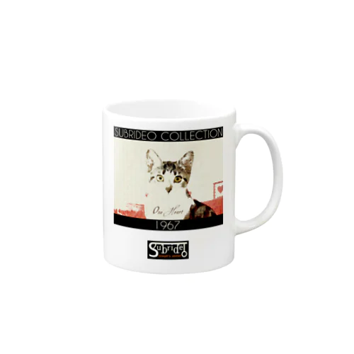 猫の目（シンプル） Mug