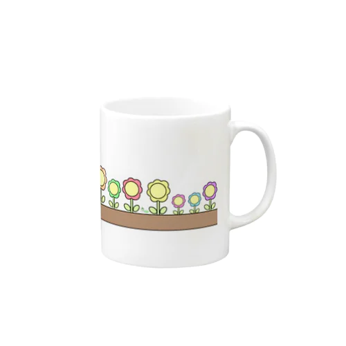 お花畑にひょっこり、 Mug