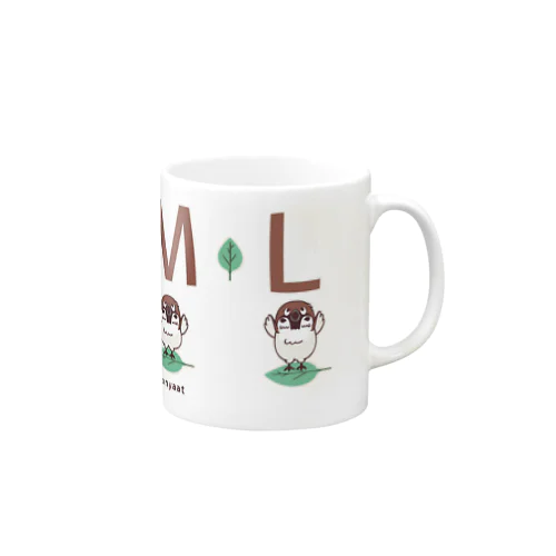 スズメがちゅん SMLTシャツ Mug